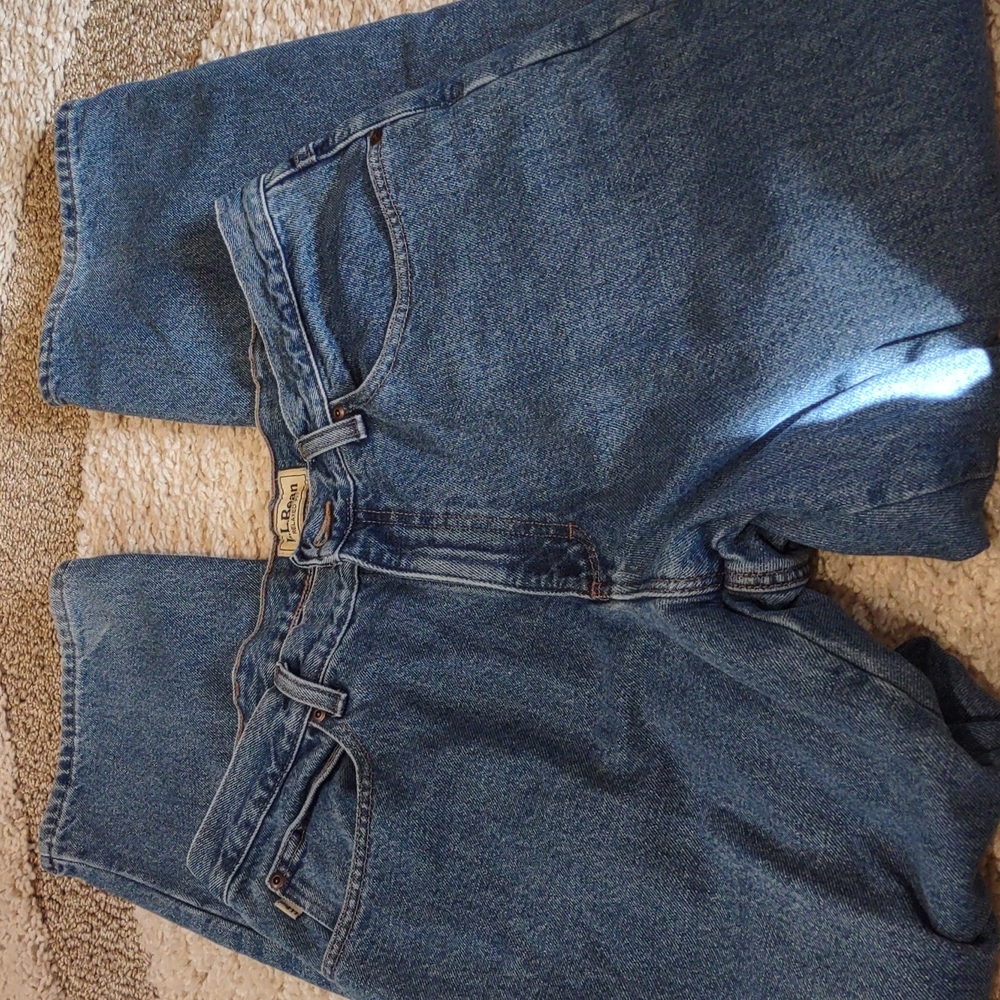 L.L. Bean Relaxed Fit Men's Flannel Lined Jeans, 36x34